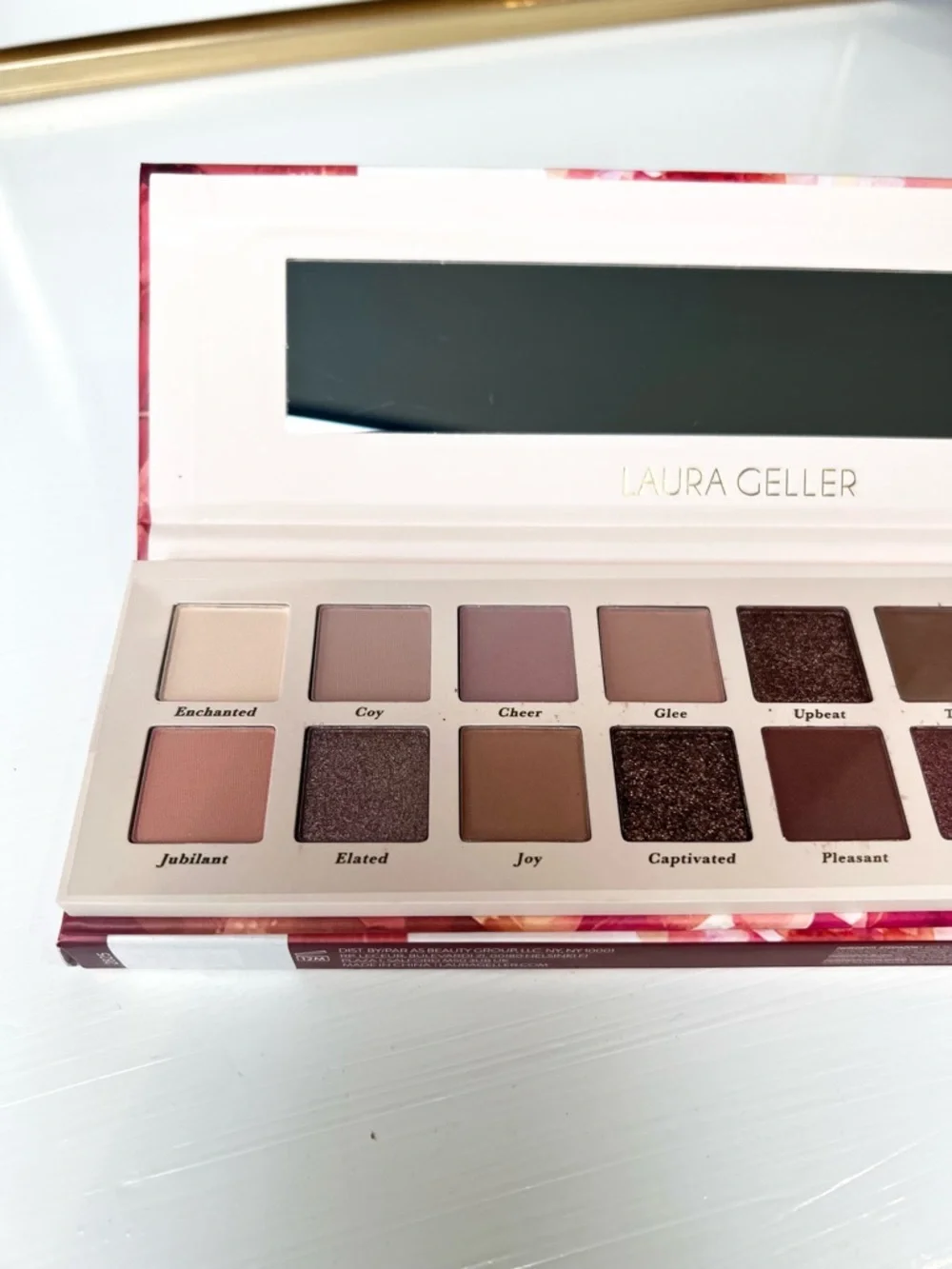 Laura Geller Blushing Beauty Eyeshadow Blush Highlighter Palette Pinks & Browns